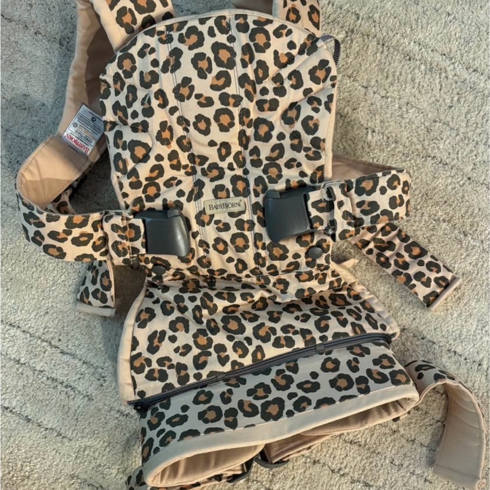 Leopard Print Kids Carrier